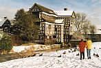 Little Moreton Hall, Cheshire - winter